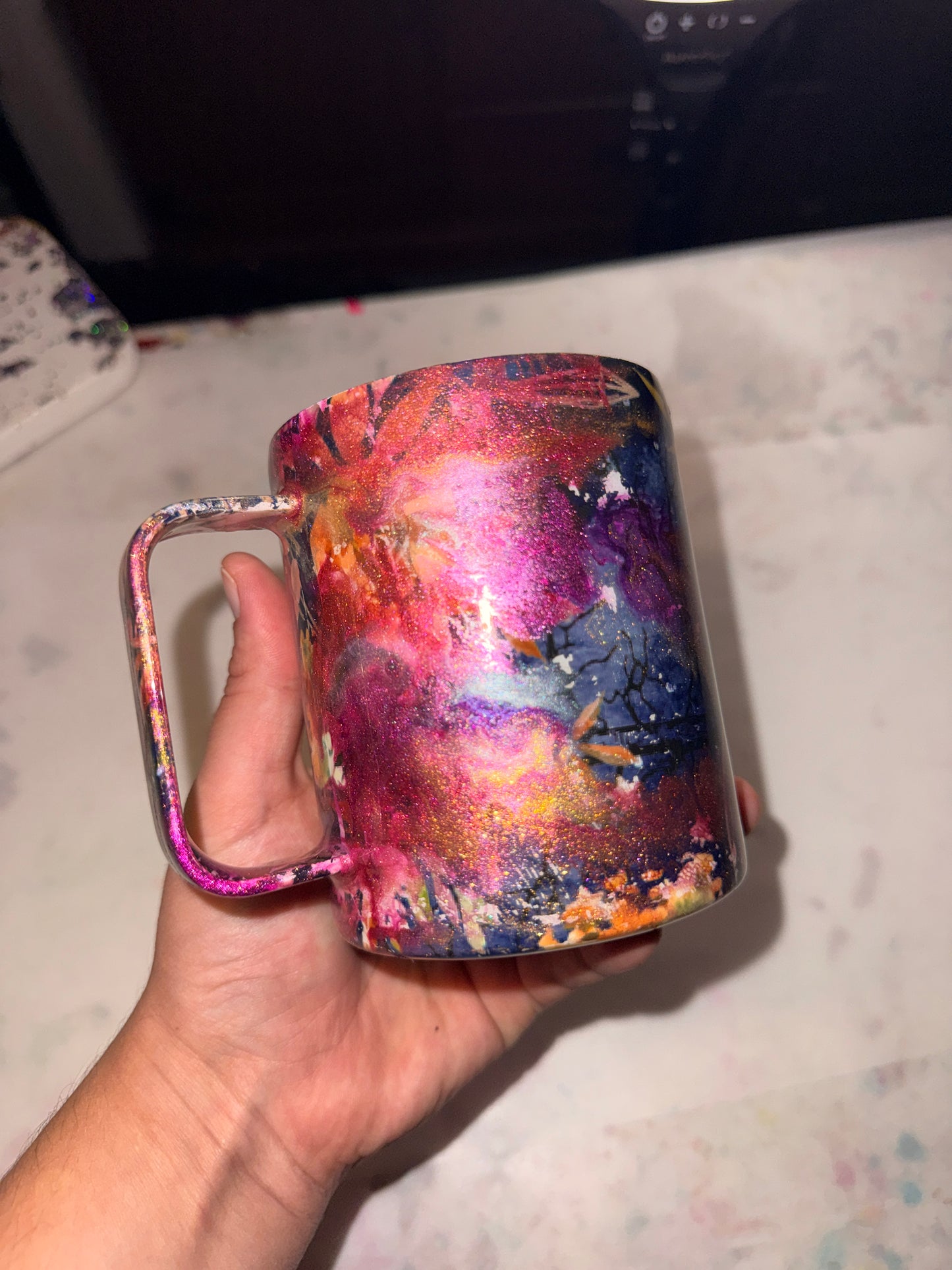 Painted Petals- 14oz mug