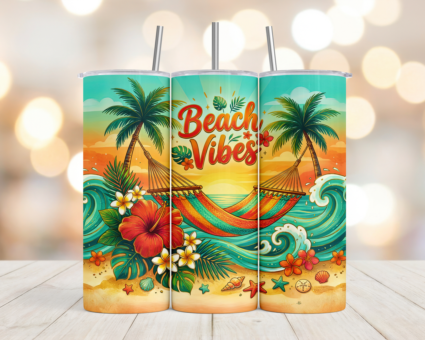 20oz Beach Vibes Tumbler