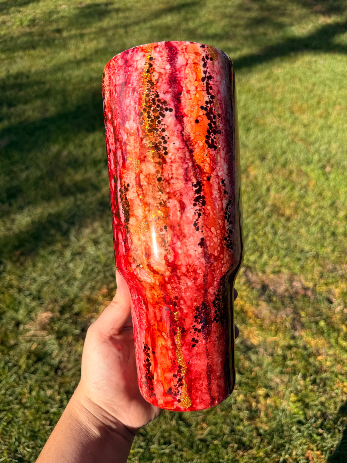 40oz Autumn Falls Rustic