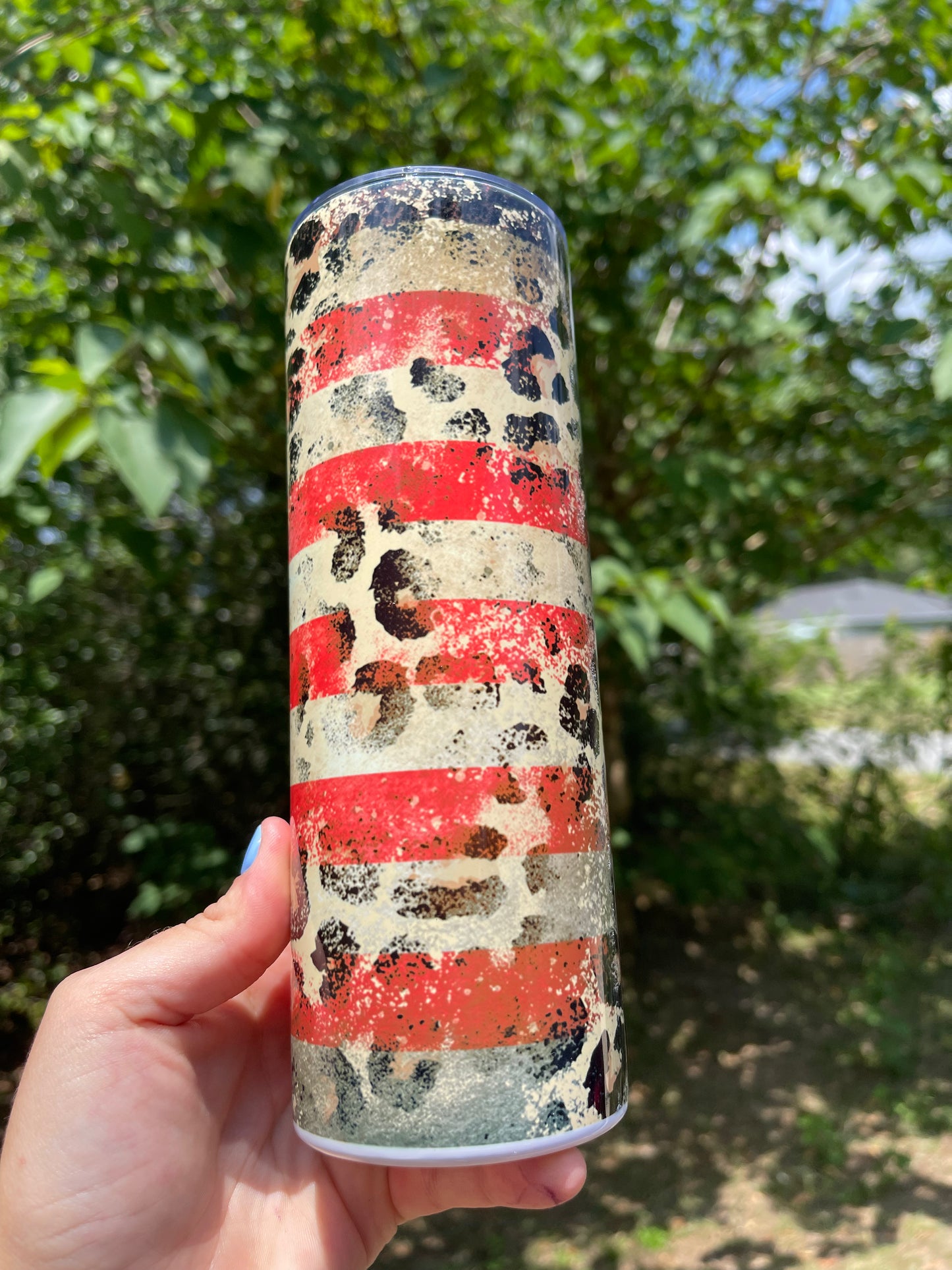 American Flag /Cheetah Print