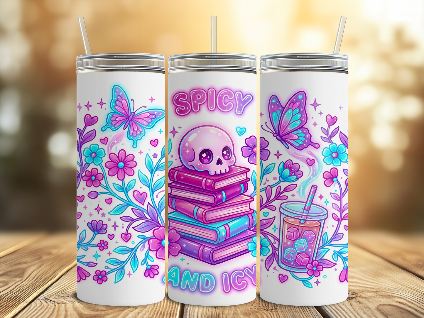 20oz Book Tumbler Spicy & Icy Smut