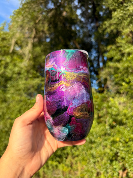 Metallic Shades 16oz wine