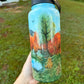 32oz Handpainted Fall scene