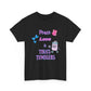 Peace, Love & Tumblers Tee WITH LOGO ON BACK - Unisex Cotton Shirt