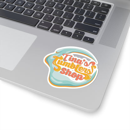 Tina's Logo Kiss-Cut Stickers