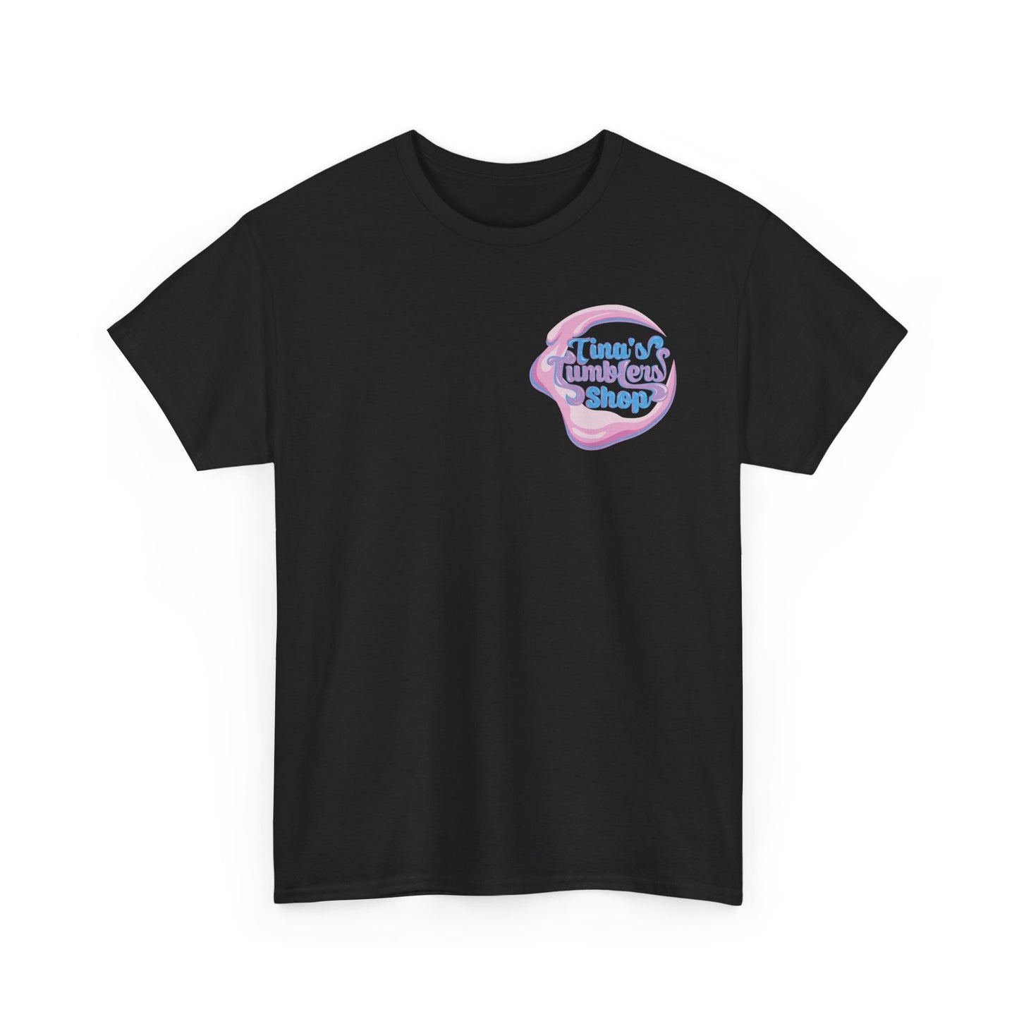 Tina's Tumblers Shop Logo ~ Whimsical Unisex Cotton Tee