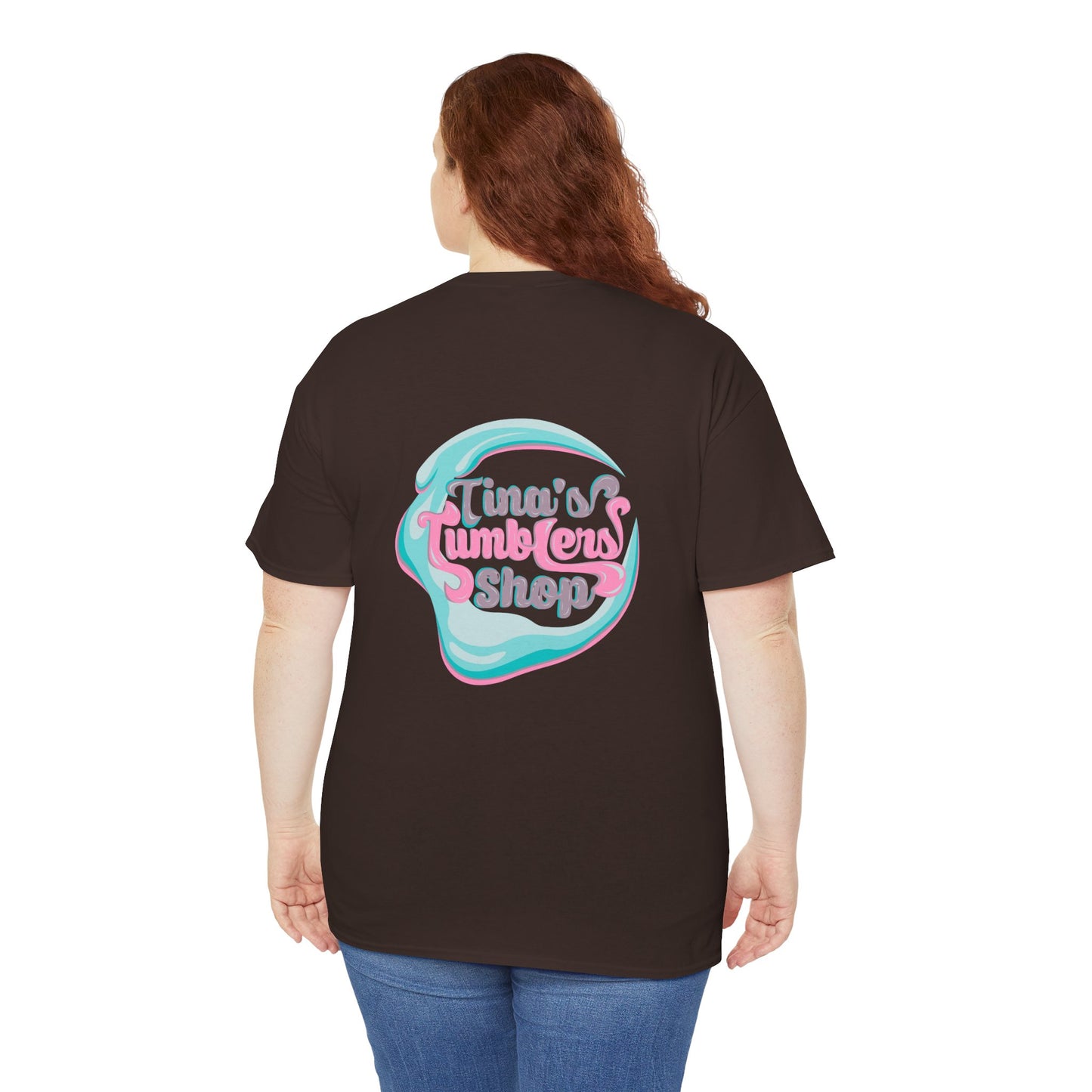 Peace, Love & Tumblers Tee WITH LOGO ON BACK - Unisex Cotton Shirt