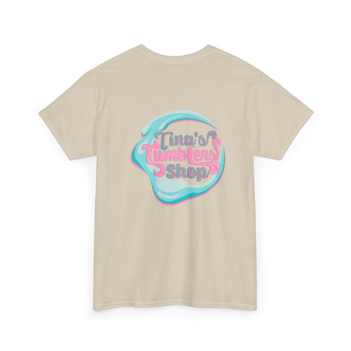 Peace, Love & Tumblers Tee WITH LOGO ON BACK - Unisex Cotton Shirt