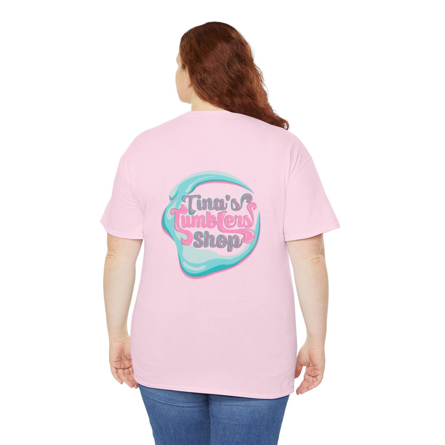 Peace, Love & Tumblers Tee WITH LOGO ON BACK - Unisex Cotton Shirt