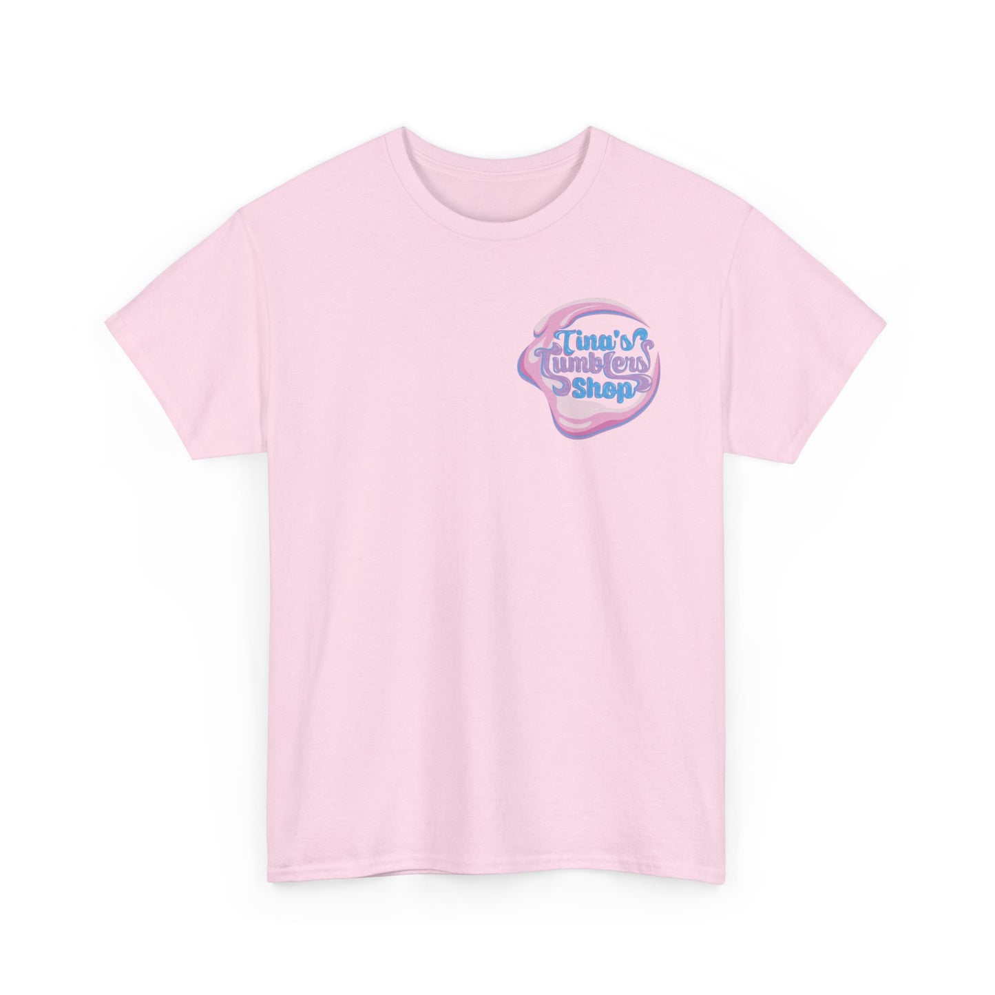 Tina's Tumblers Shop Logo ~ Whimsical Unisex Cotton Tee