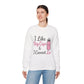 Cute Coffee Lover's Sweatshirt - I Like Big Cups & I Cannot Lie