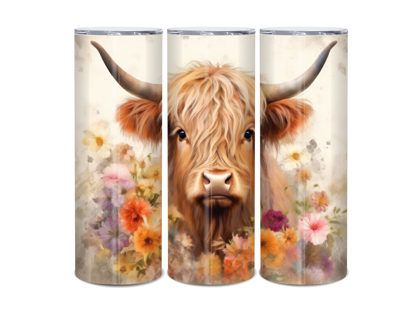 20oz Highland Cow Longhorn