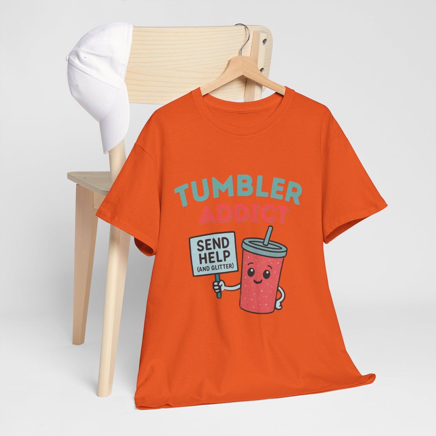 Tumbler Addict Tee, Unisex Cotton Tee