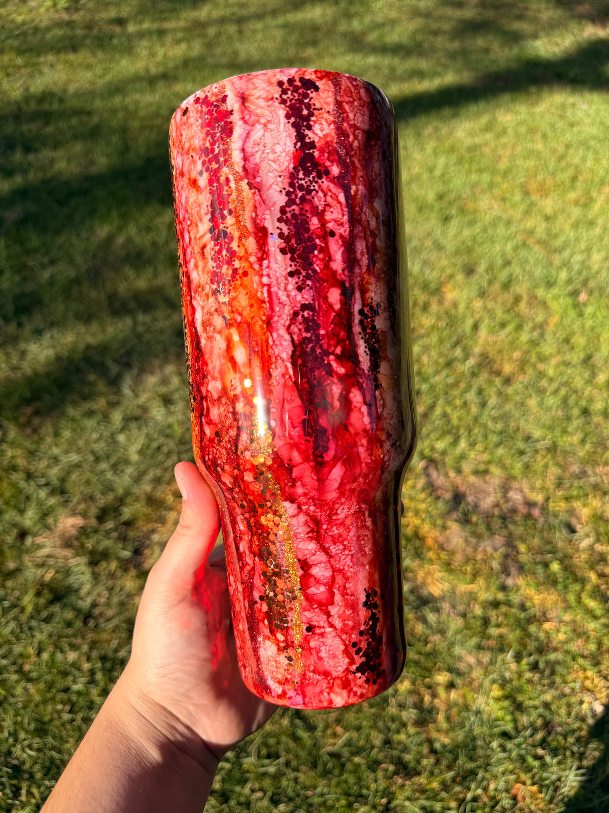 40oz Autumn Falls Rustic