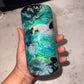 Sirens Treasure - glow in the dark. 12oz Slim Douzie- tumbler and can koozie