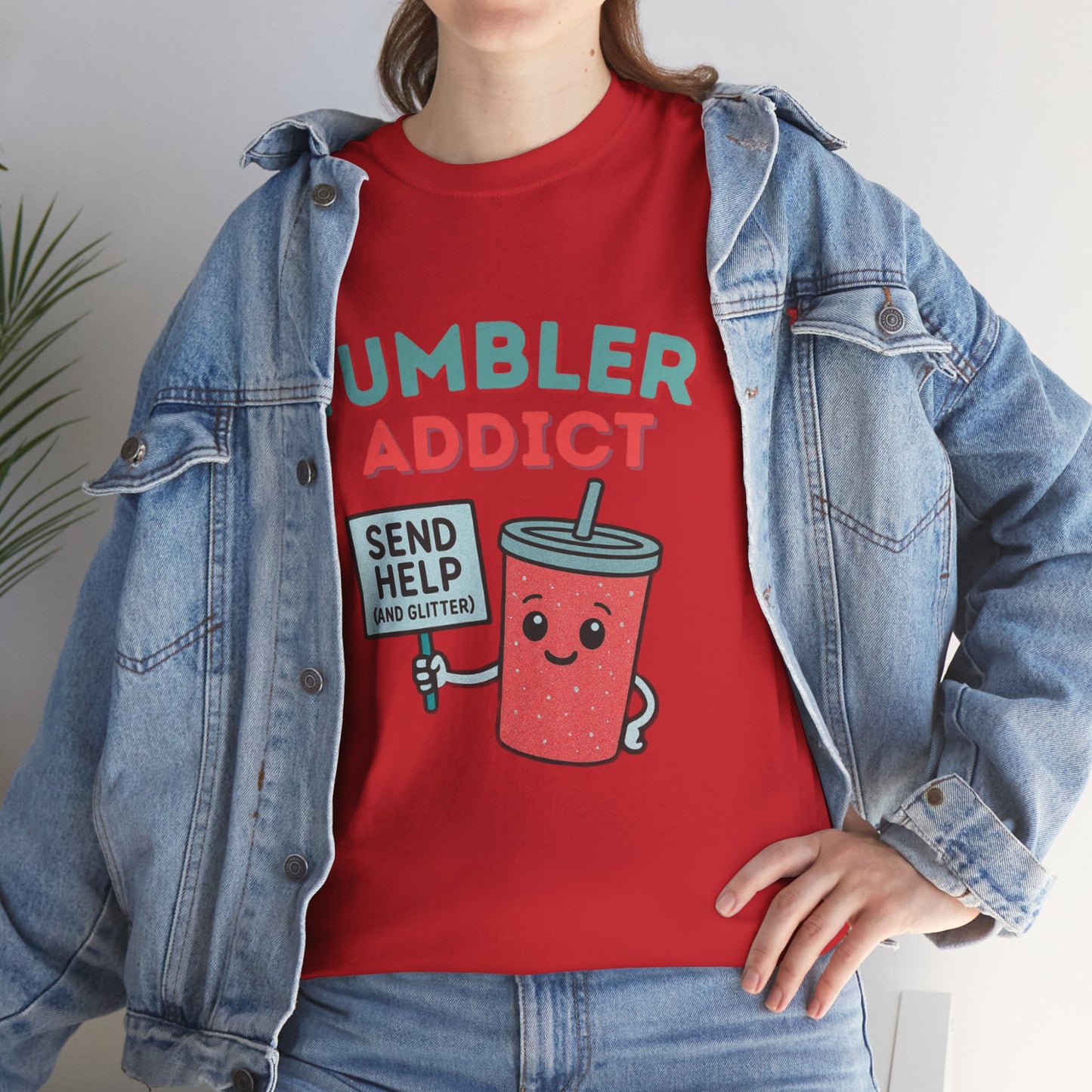 Tumbler Addict Tee, Unisex Cotton Tee