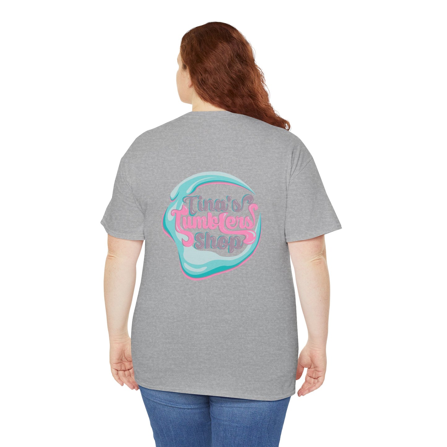 Peace, Love & Tumblers Tee WITH LOGO ON BACK - Unisex Cotton Shirt