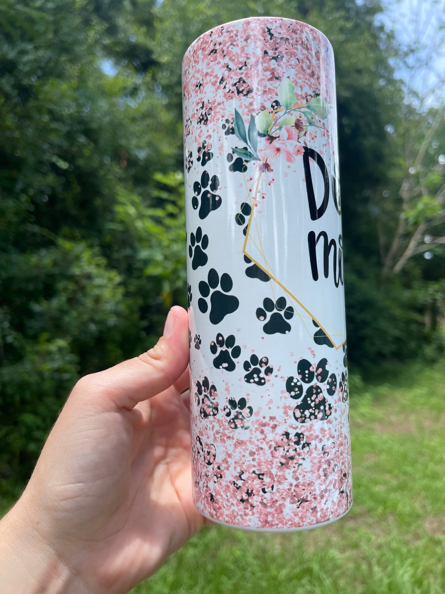 20oz Dog Mom tumbler