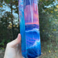 Dolphins sunset tumbler