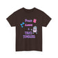 Peace, Love & Tumblers Tee WITH LOGO ON BACK - Unisex Cotton Shirt