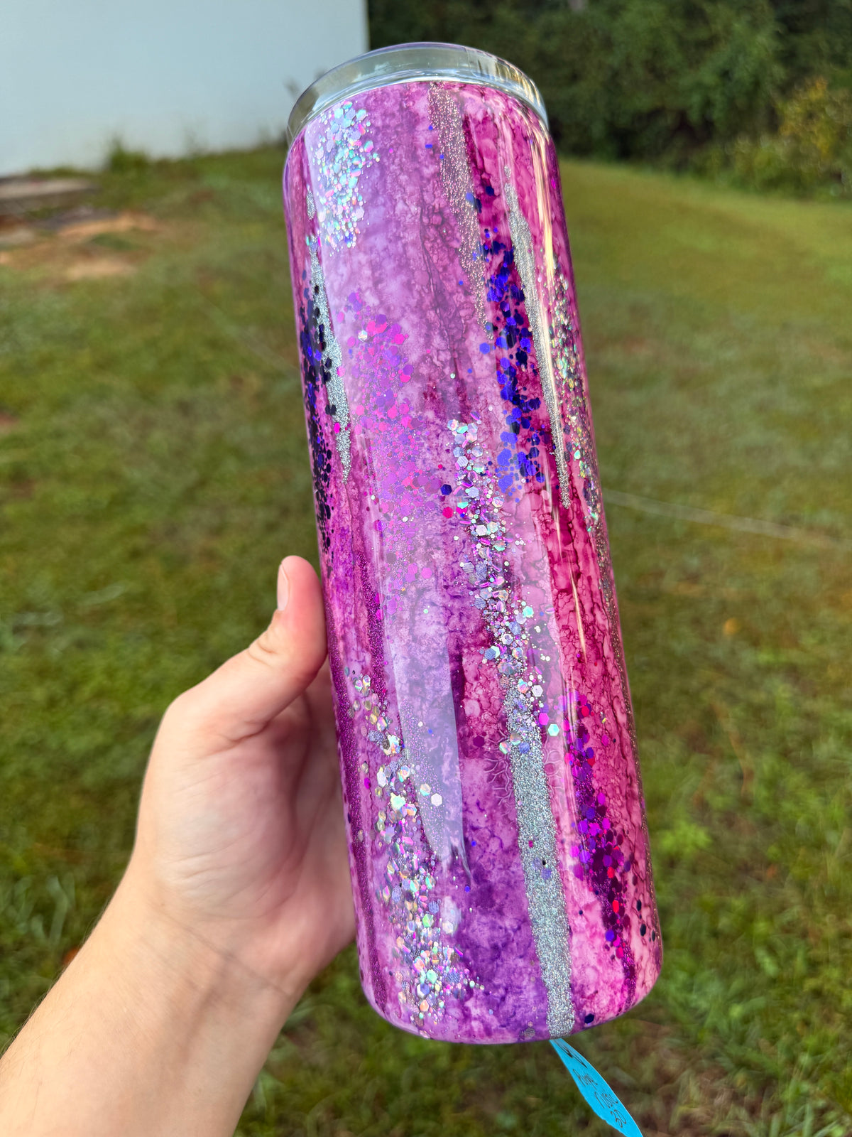 30oz Purple Rustic Rain