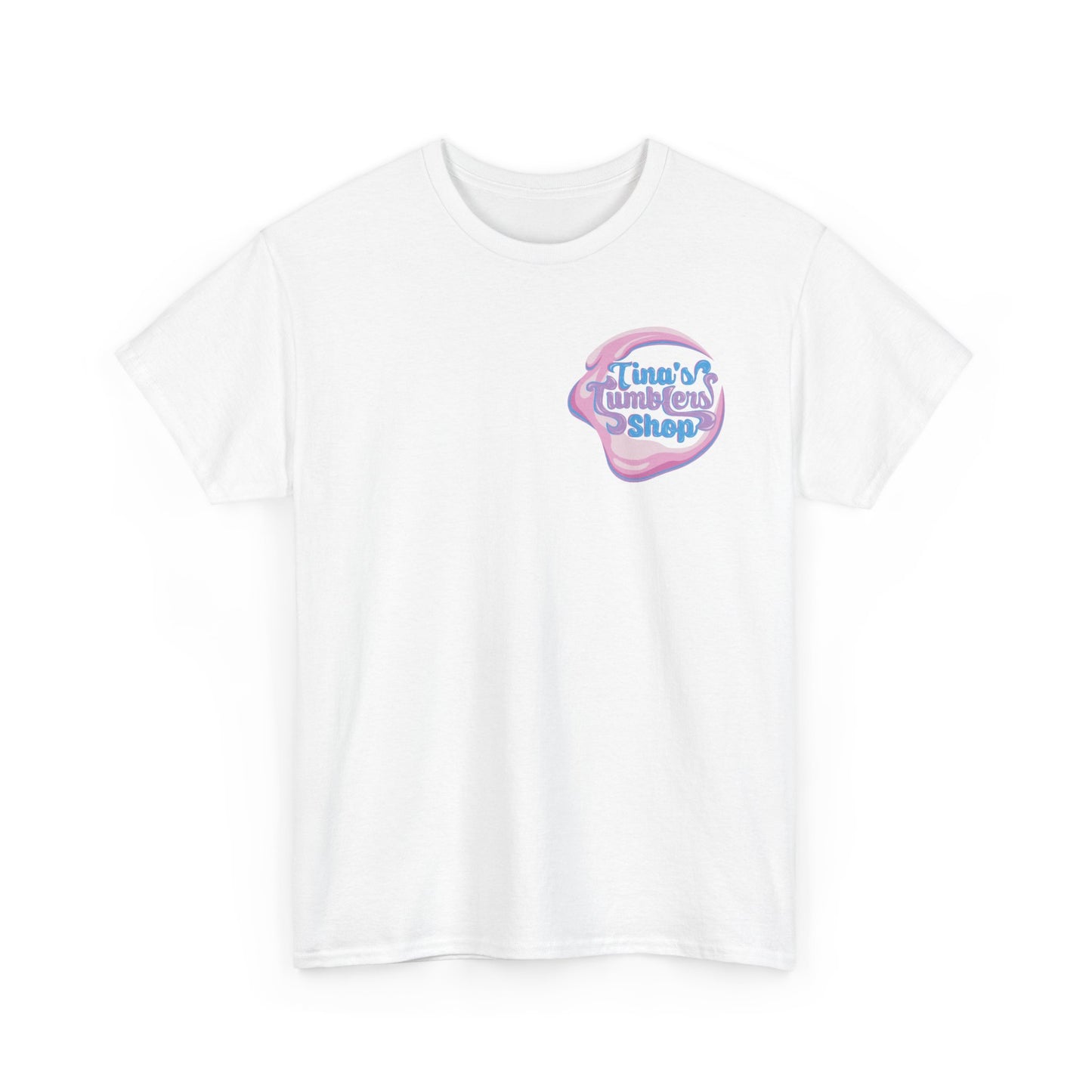 Tina's Tumblers Shop Logo ~ Whimsical Unisex Cotton Tee