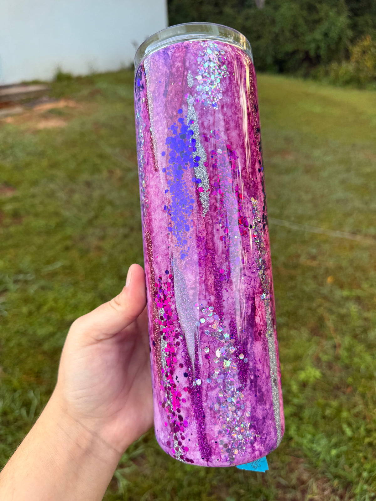 30oz Purple Rustic Rain