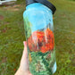 32oz Handpainted Fall scene
