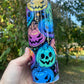 Halloween Rainbow Jack o Lanterns Tumbler