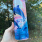 Dolphins sunset tumbler