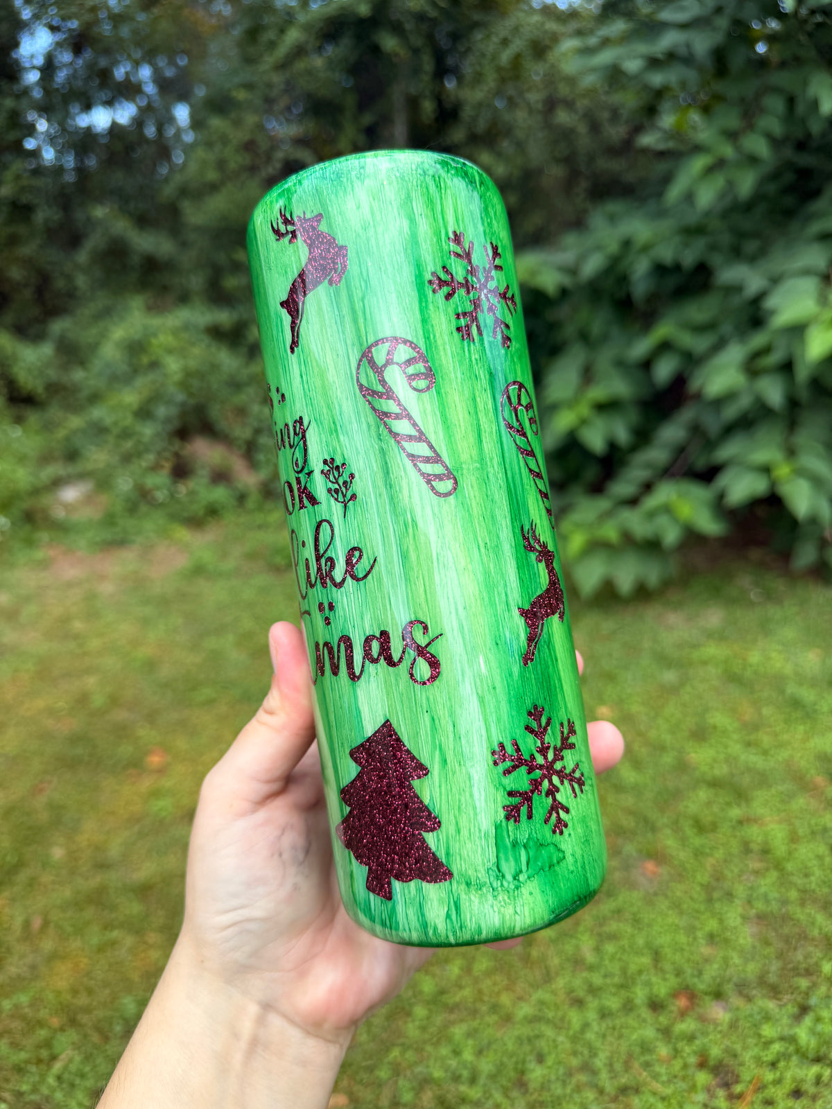 20oz Beginning to Look like Christmas PEEK a BOO