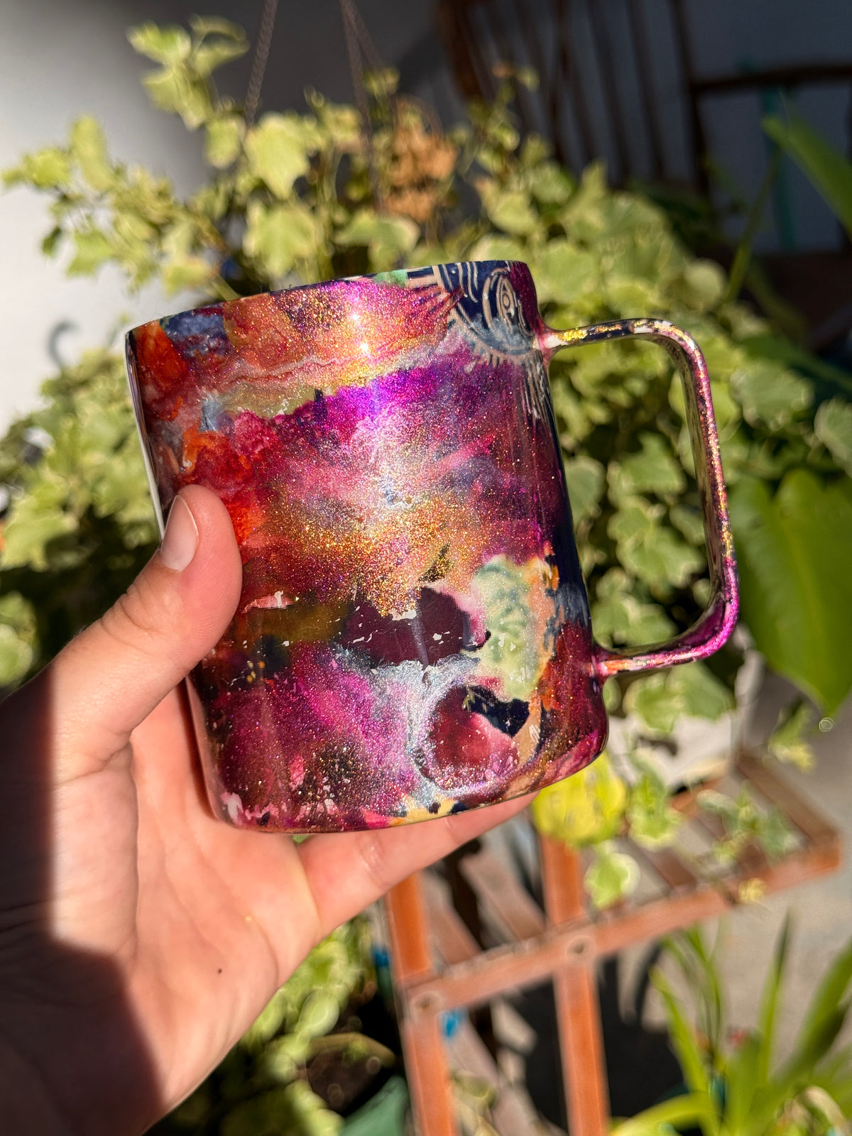 Painted Petals- 14oz mug