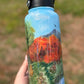 32oz Handpainted tumbler WAFFLE TICKET