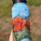 32oz Handpainted tumbler WAFFLE TICKET