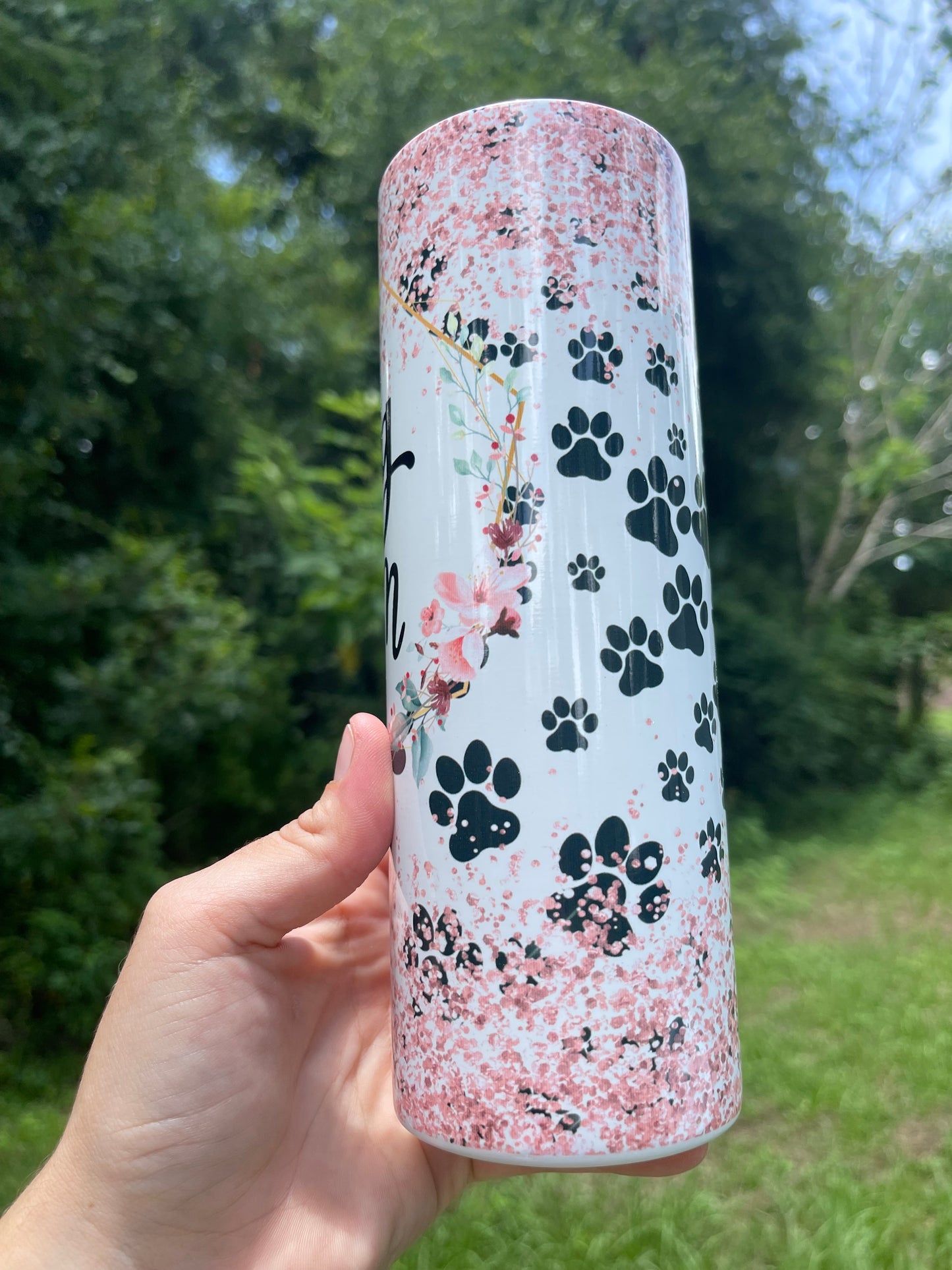 20oz Dog Mom tumbler