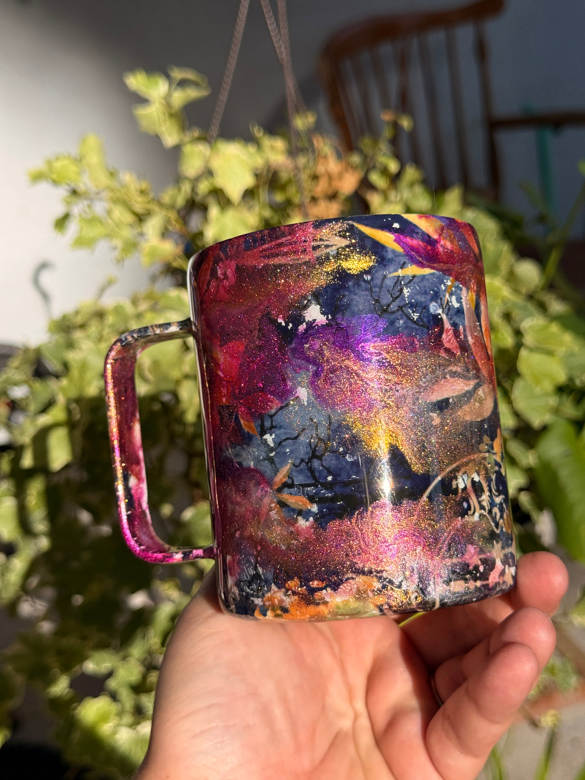 Painted Petals- 14oz mug