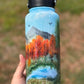 32oz Handpainted tumbler WAFFLE TICKET