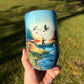 16oz Handpainted Sunset Mountains