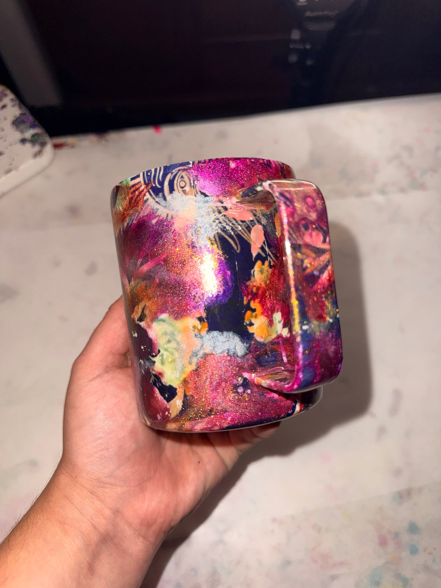 Painted Petals- 14oz mug