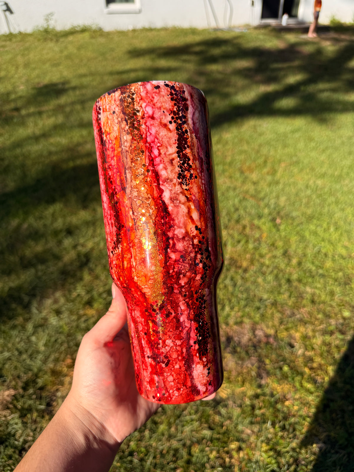 40oz Autumn Falls Rustic