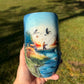 16oz Handpainted Sunset Mountains