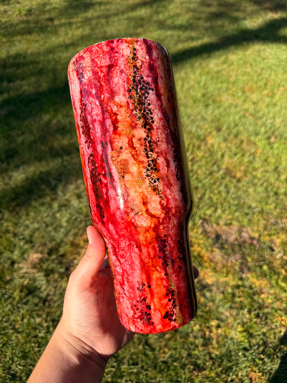 40oz Autumn Falls Rustic
