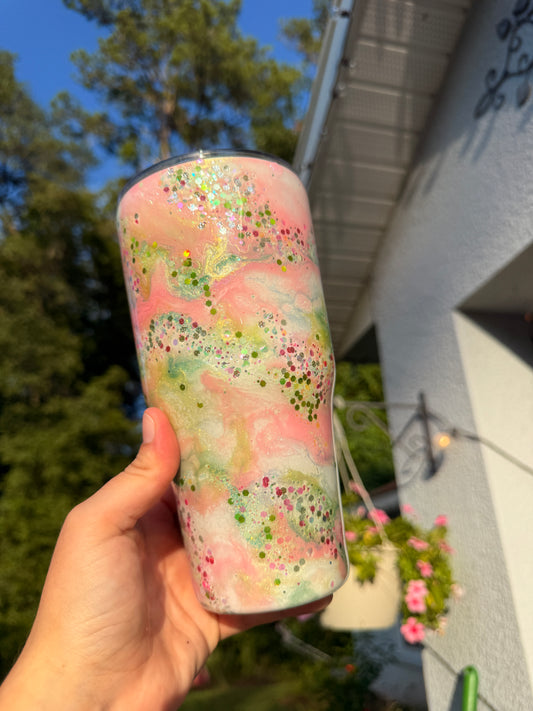 Spring Blossoms 30oz Modern curve
