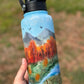 32oz Handpainted tumbler WAFFLE TICKET