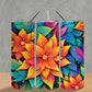 20oz Orange Flower Tumbler