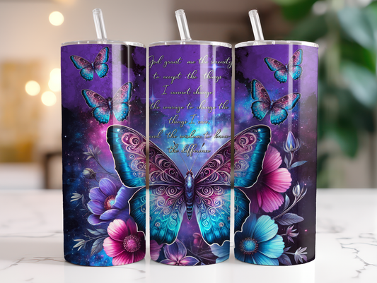Butterfly Faith 20oz tumbler