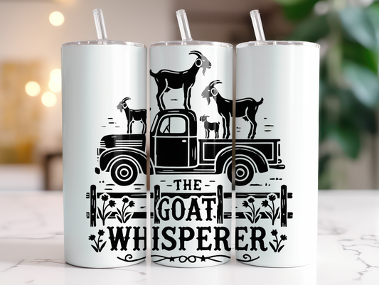 The Goat Whisperer 20oz tumbler