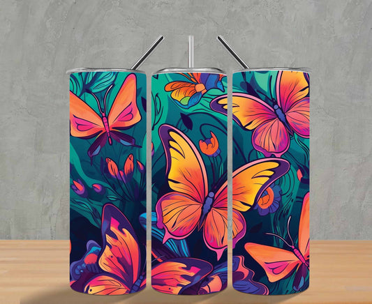 20oz Butterfly Tumbler