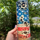American Flag /Cheetah Print