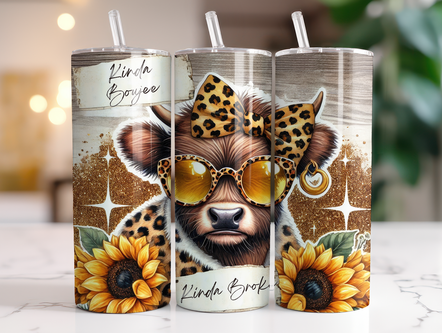 Kinda Boujee, Kinda Broke 20oz tumbler